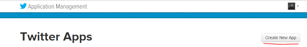 TwitterCreateNewApp