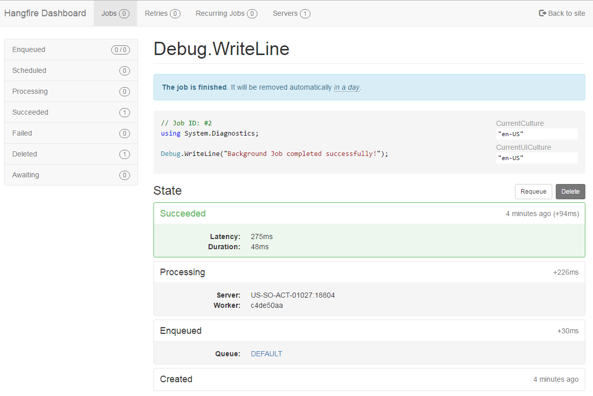 hangfiresuccessfullyexecuteenqueudjobdetails