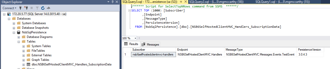 Containerizing NServiceBus Endpoints with Docker - Part 5: Containerizing Sql Server and Switching to Sql Persistence