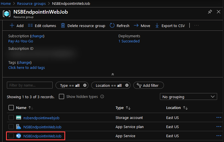 Running NServiceBus Endpoints in Azure App Services Part 2: Deploy with Visual Studio Publish