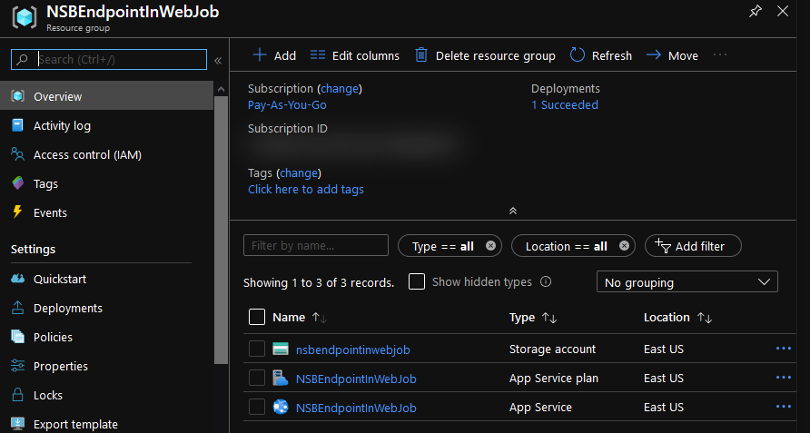 Running NServiceBus Endpoints in Azure App Services Part 2: Deploy with Visual Studio Publish