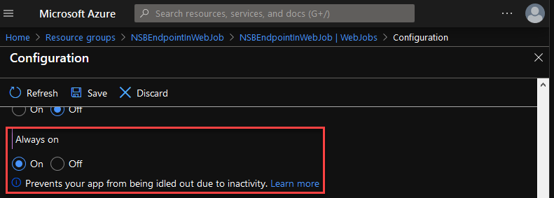 Running NServiceBus Endpoints in Azure App Services Part 2: Deploy with Visual Studio Publish