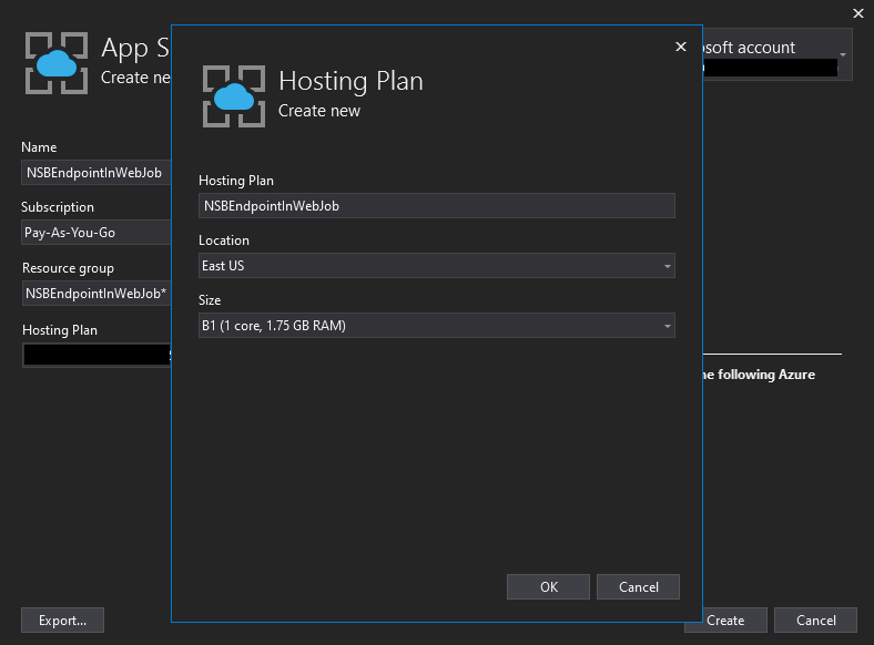 Running NServiceBus Endpoints in Azure App Services Part 2: Deploy with Visual Studio Publish