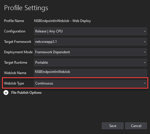 Running NServiceBus Endpoints in Azure App Services Part 2: Deploy with Visual Studio Publish