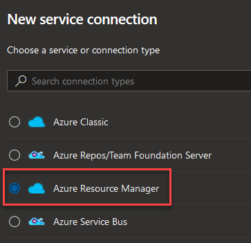 AzureResourceManagerConnectionType