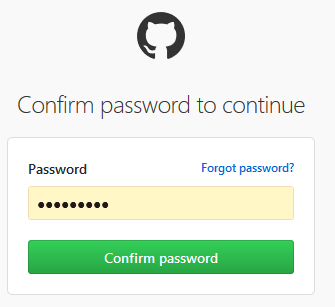 GitHubPasswordPrompt