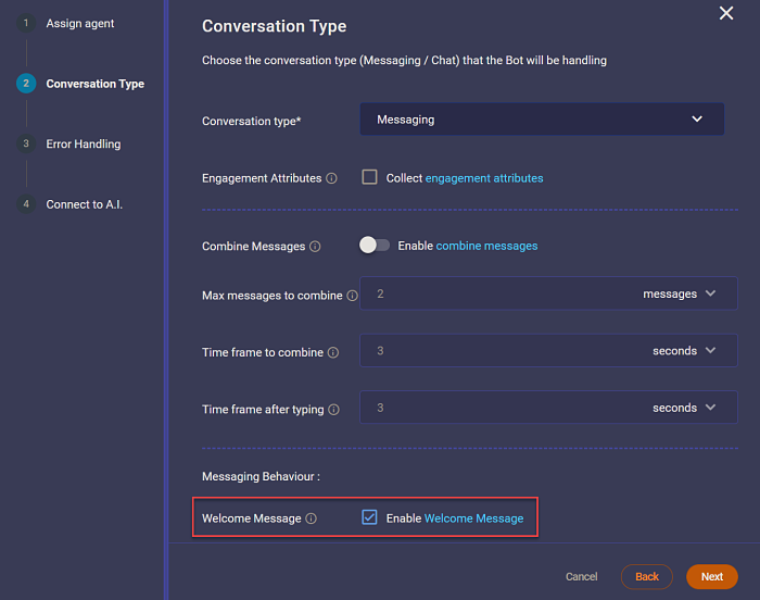 Sending a Welcome Message using the v4 Bot Framework from LivePerson via Direct Line Part 2: Conversation Types